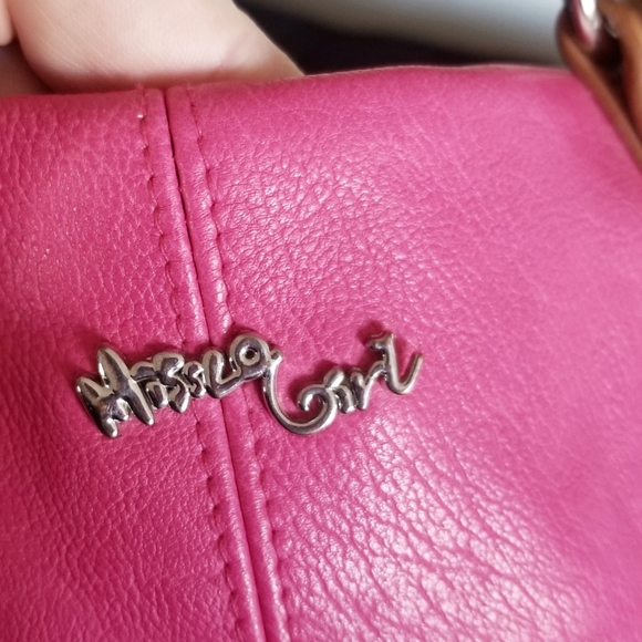 Barbie Pink/tan Vegan leather purse - Picture 6 of 9